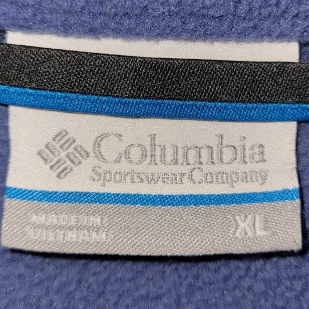 Columbia Sportswear Full Zip Fleece Jacket Long Sleeves Blue Women's Size XL - Picture 13 of 15